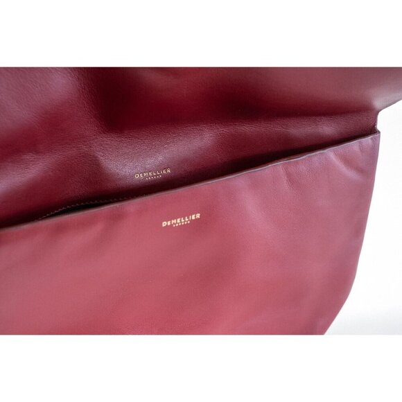 DeMellier Red Clutch with Braided Detail - Picture 8 of 11
